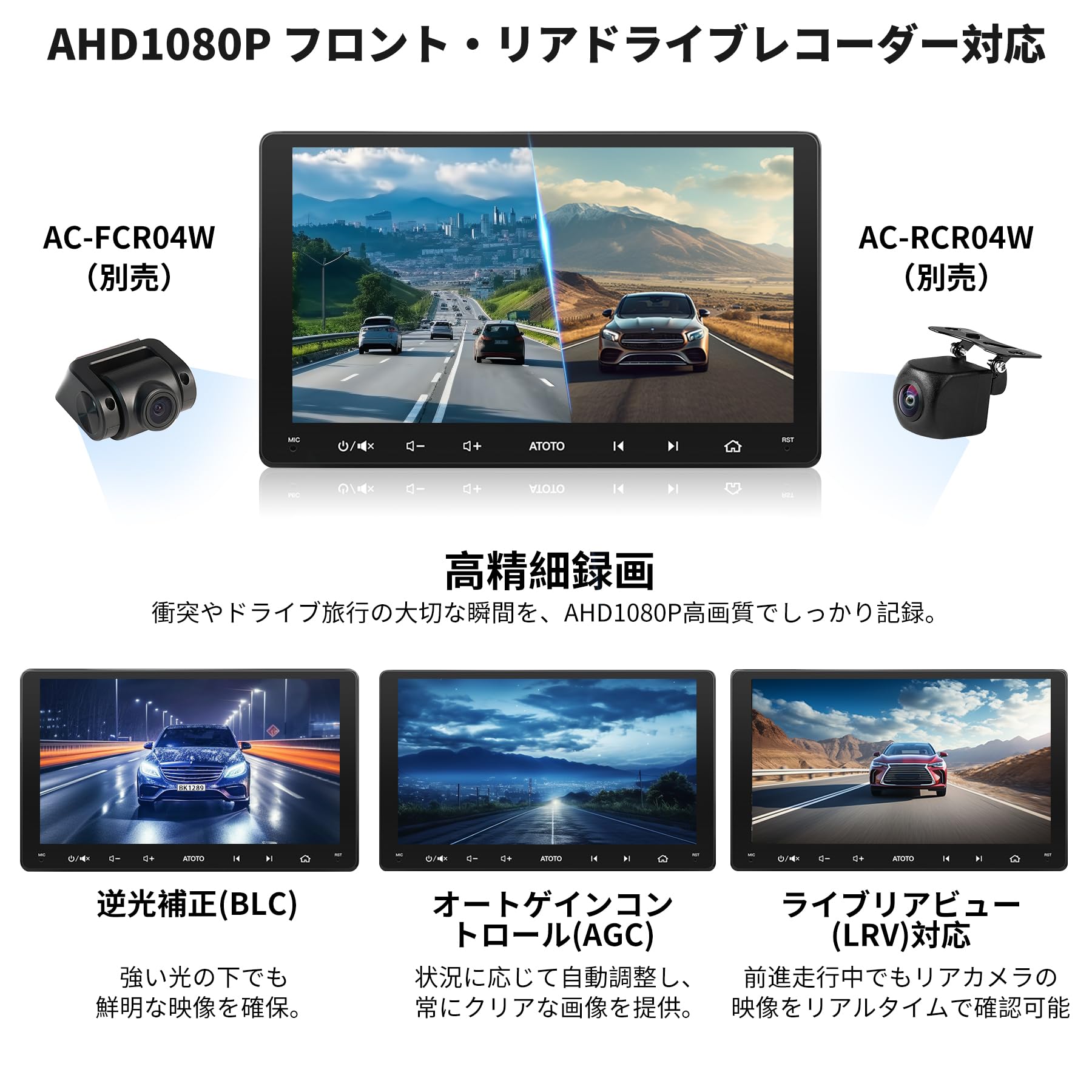 Amazon.co.jp: [9インチ] ATOTOEXCEL S8MS Androidナビ 2DIN